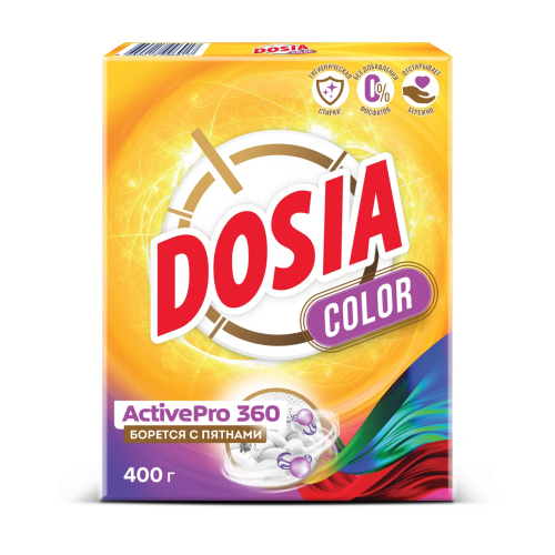 DOSIA порошок стир automat color 400г